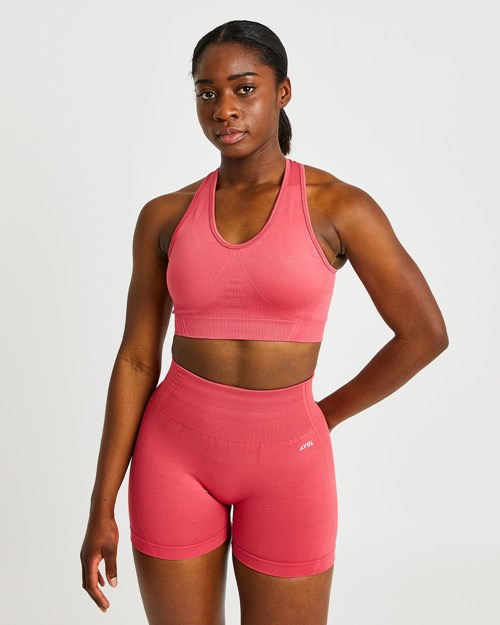 AYBL Balance V2 Seamless Sports Bra Ruzove | 84KZNHTCX