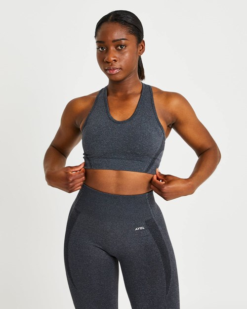 AYBL Balance V2 Seamless Sports Bra Čierne | 16ABPUXVI