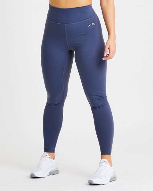 AYBL Core Leggings Námornícka Modrá Modre | 43VAWBGSH