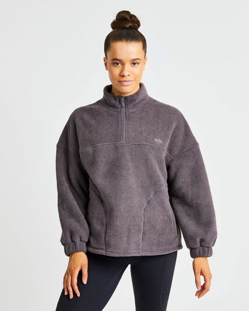 AYBL Effortless Oversized Fleece Charcoal | 16LAEBJTW