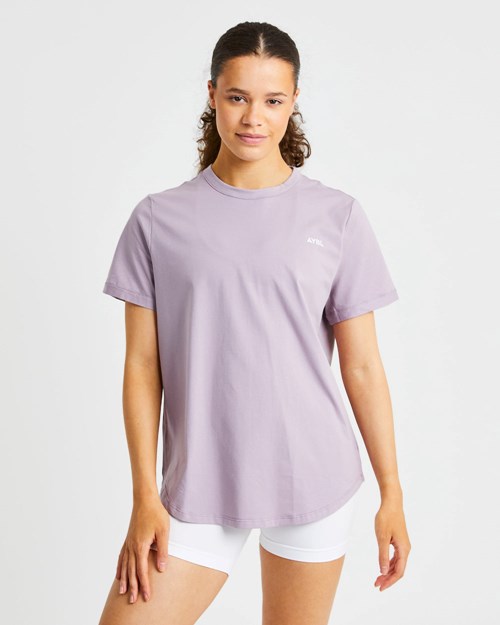 AYBL Everyday Oversized T Shirt Muted Mauve | 92UVTGWJA