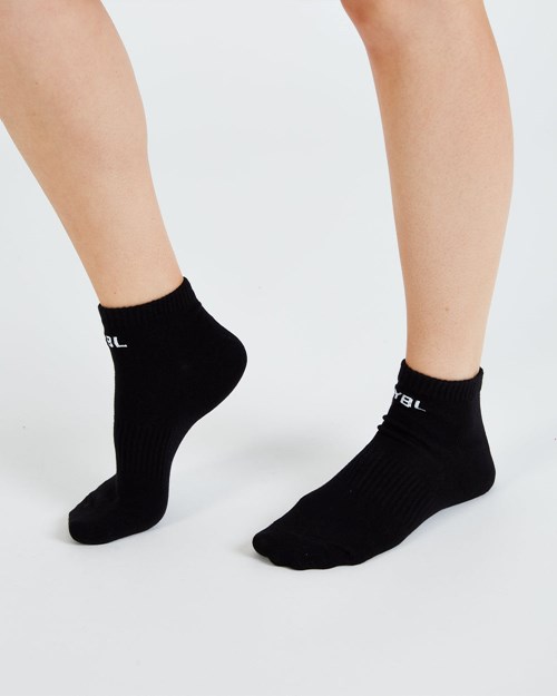 AYBL Everyday Trainer Socks (3 Pack) Čierne | 45MWBXOHE