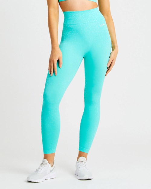 AYBL Evolve Speckle Seamless Leggings Zelene | 46KPXDHNU