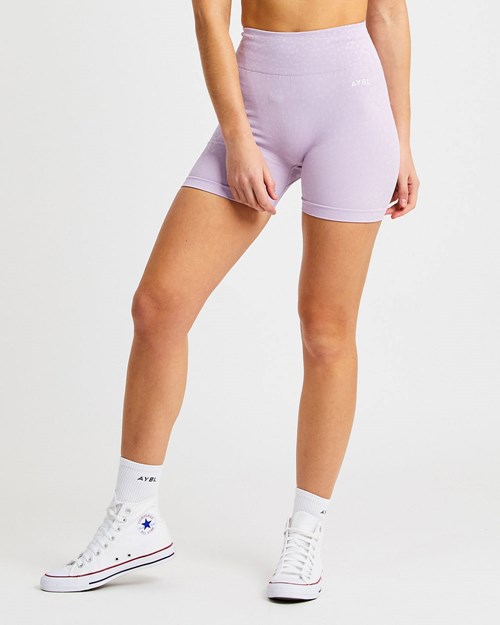 AYBL Evolve Speckle Seamless Shorts Lilac | 56GJWIOPT