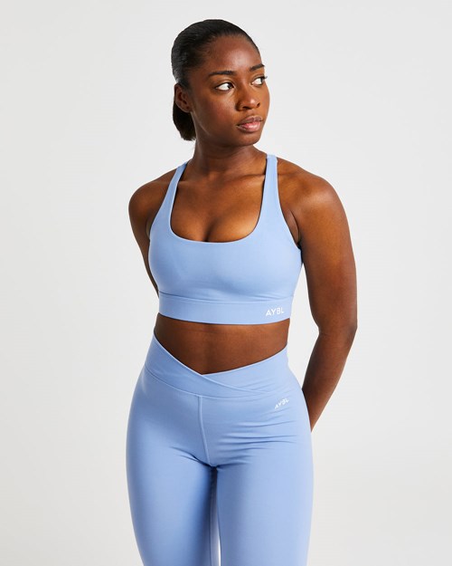 AYBL Flow Sports Bra Modre | 65RHBLZMS