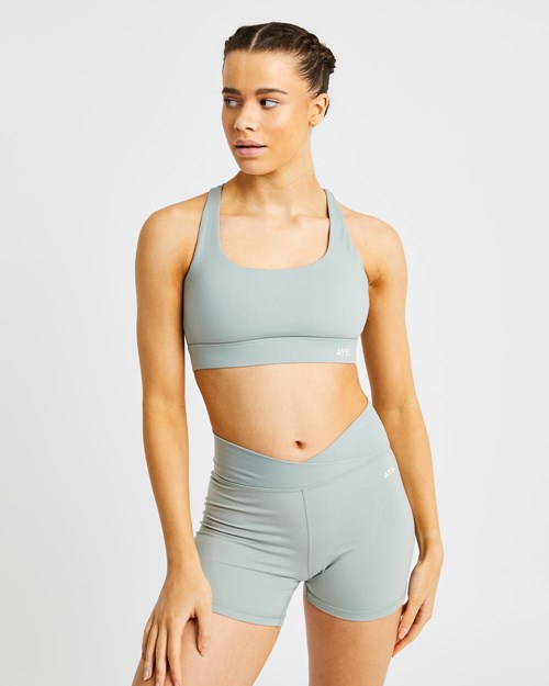 AYBL Flow Sports Bra Zelene | 53FOAIEWS