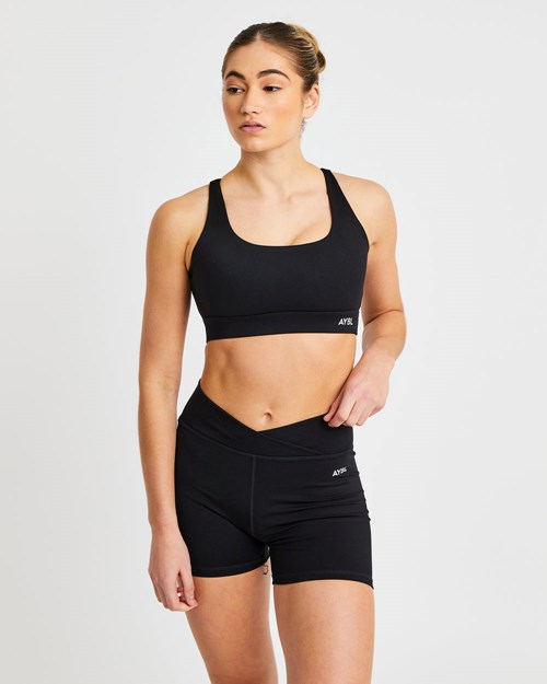 AYBL Flow Sports Bra Čierne | 80EODUJYB