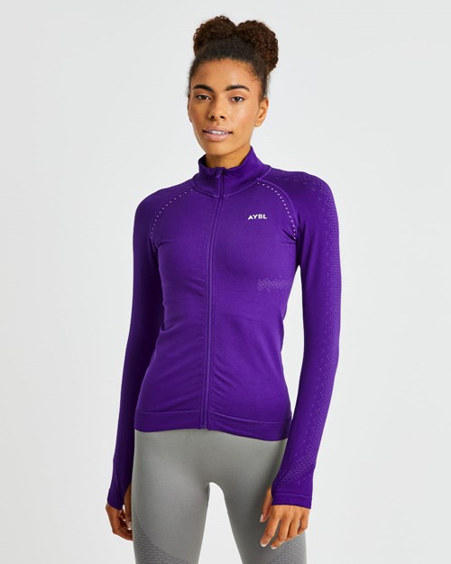 AYBL Ignite Seamless Zip Jacket Nachový | 34SUAQWCV