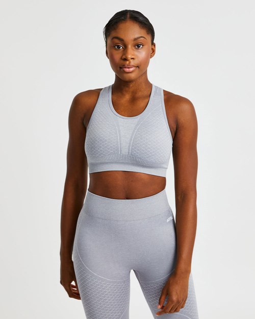 AYBL Impact Seamless Sports Bra Siva | 67TKRNEQY