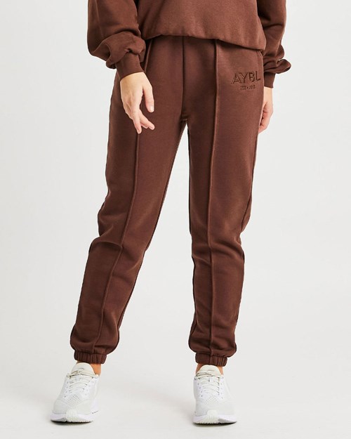 AYBL Luxe Joggers Hnede | 74WUQCZJP