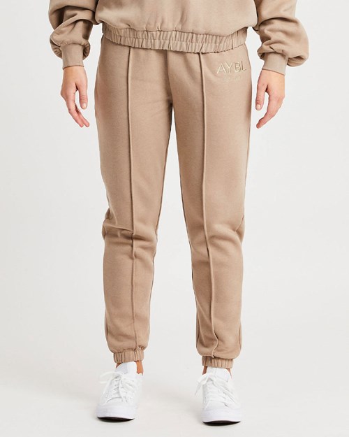 AYBL Luxe Joggers Mocha | 51KHWVRSA