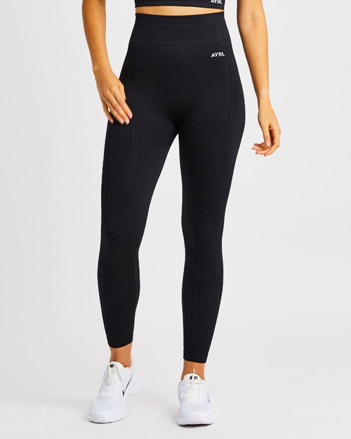 AYBL Luxe Seamless Leggings Čierne | 64JMBCONZ