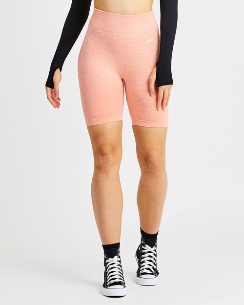 AYBL Motion Seamless Cycling Shorts Peach Marl | 87JBVAXWZ