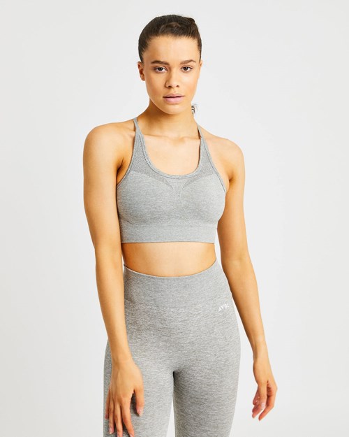 AYBL Motion Seamless Sports Bra Hnedožltý | 64WXIFTVS