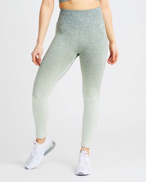 AYBL Pulse Ombré Seamless Leggings Hnedožltý | 78JANQPFK