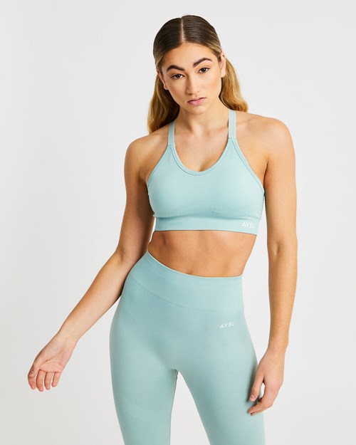 AYBL Reform Seamless Sports Bra Zelene | 29TUEXNSQ