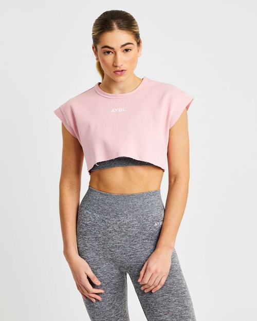 AYBL Tréningová Crop Top Ruzove | 07BJRAHMQ