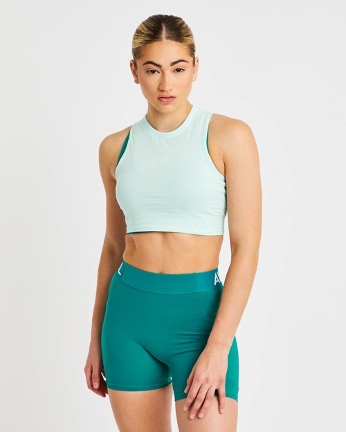 AYBL Tréningová Crop Vest Mätové Zelene | 86AXLHMNS