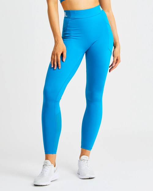 AYBL Tréningová Leggings Aqua | 46WJDUPGI