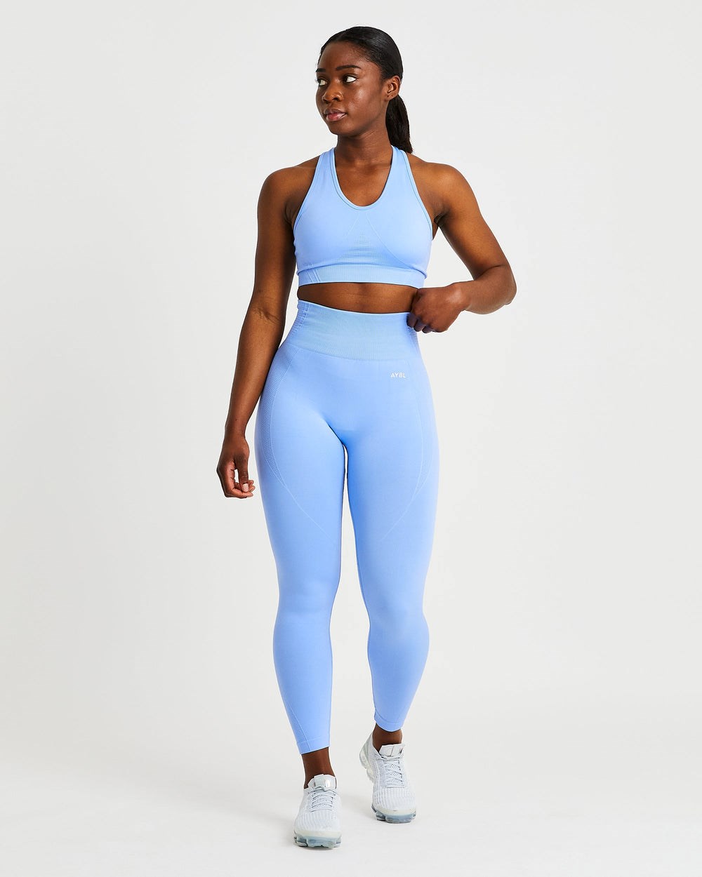 AYBL Balance V2 Seamless Leggings Modre | 59QBNEIFS