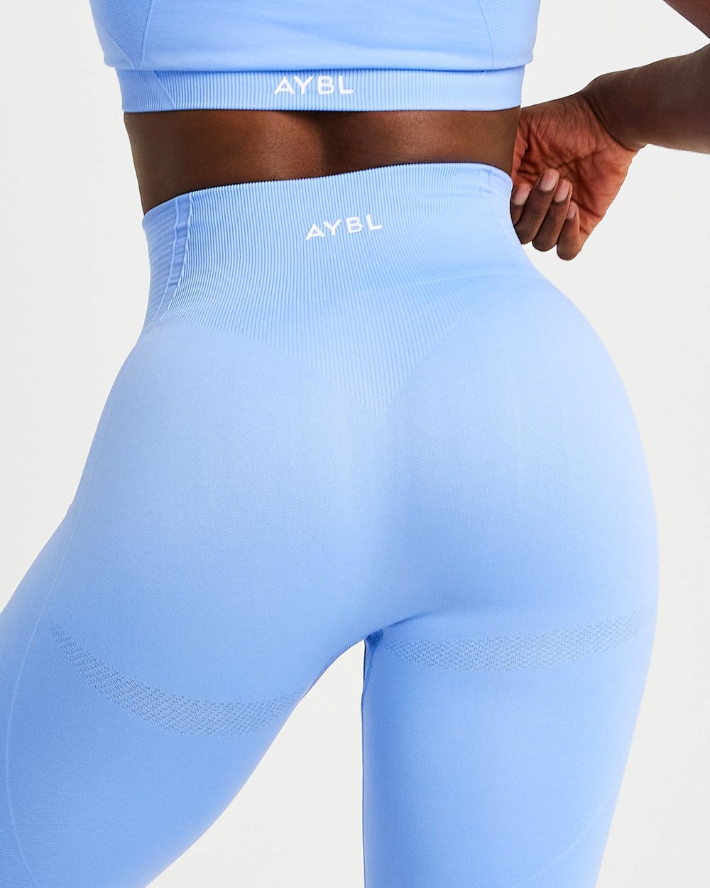 AYBL Balance V2 Seamless Leggings Modre | 59QBNEIFS