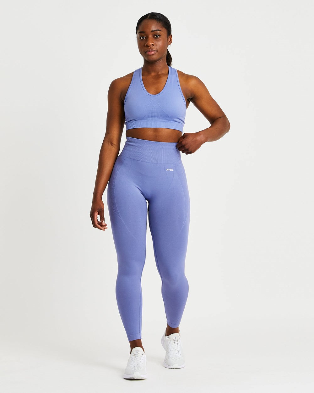 AYBL Balance V2 Seamless Leggings Modre | 76WCOZRLQ