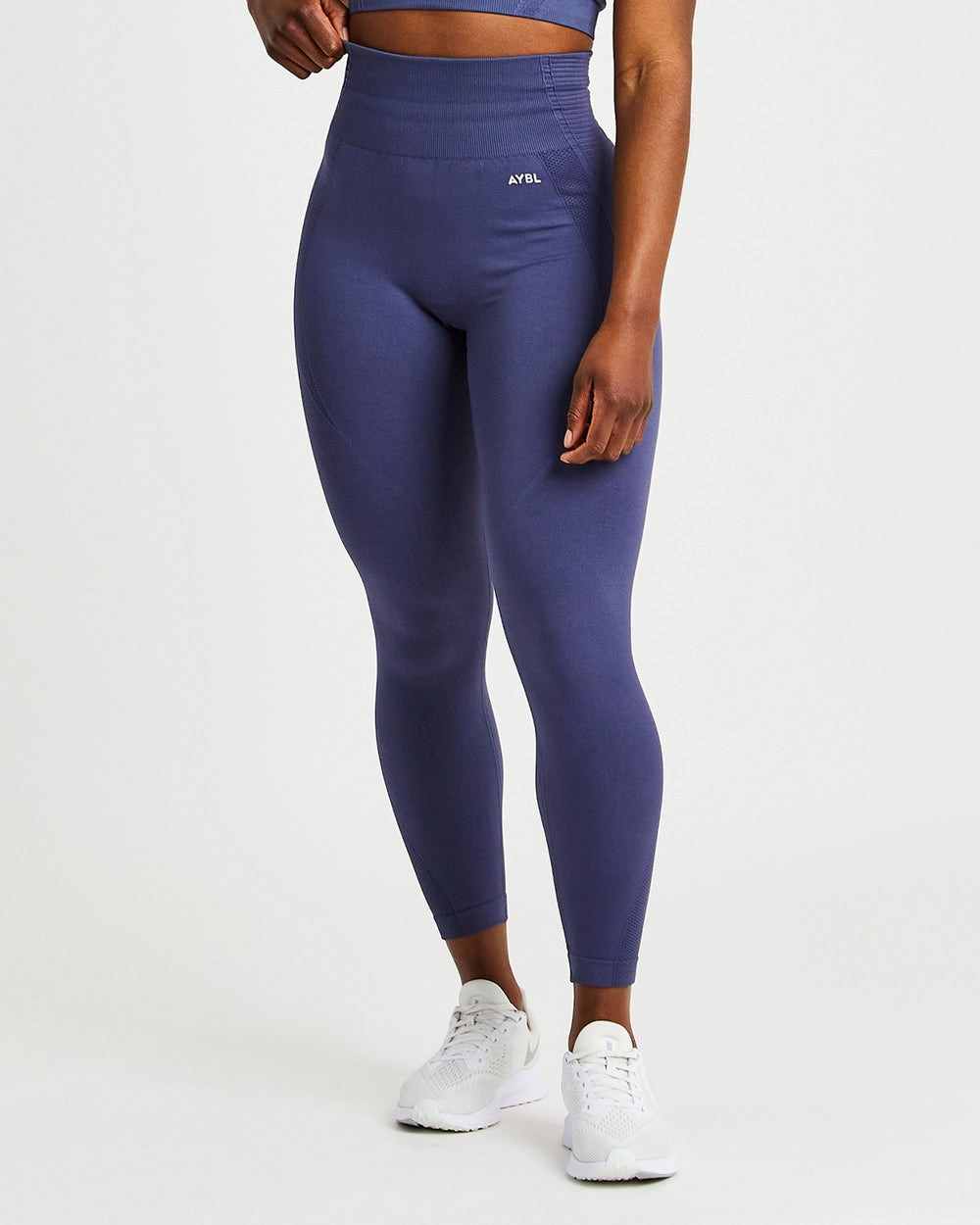 AYBL Balance V2 Seamless Leggings Námornícka Modrá Modre | 74ESGABLH