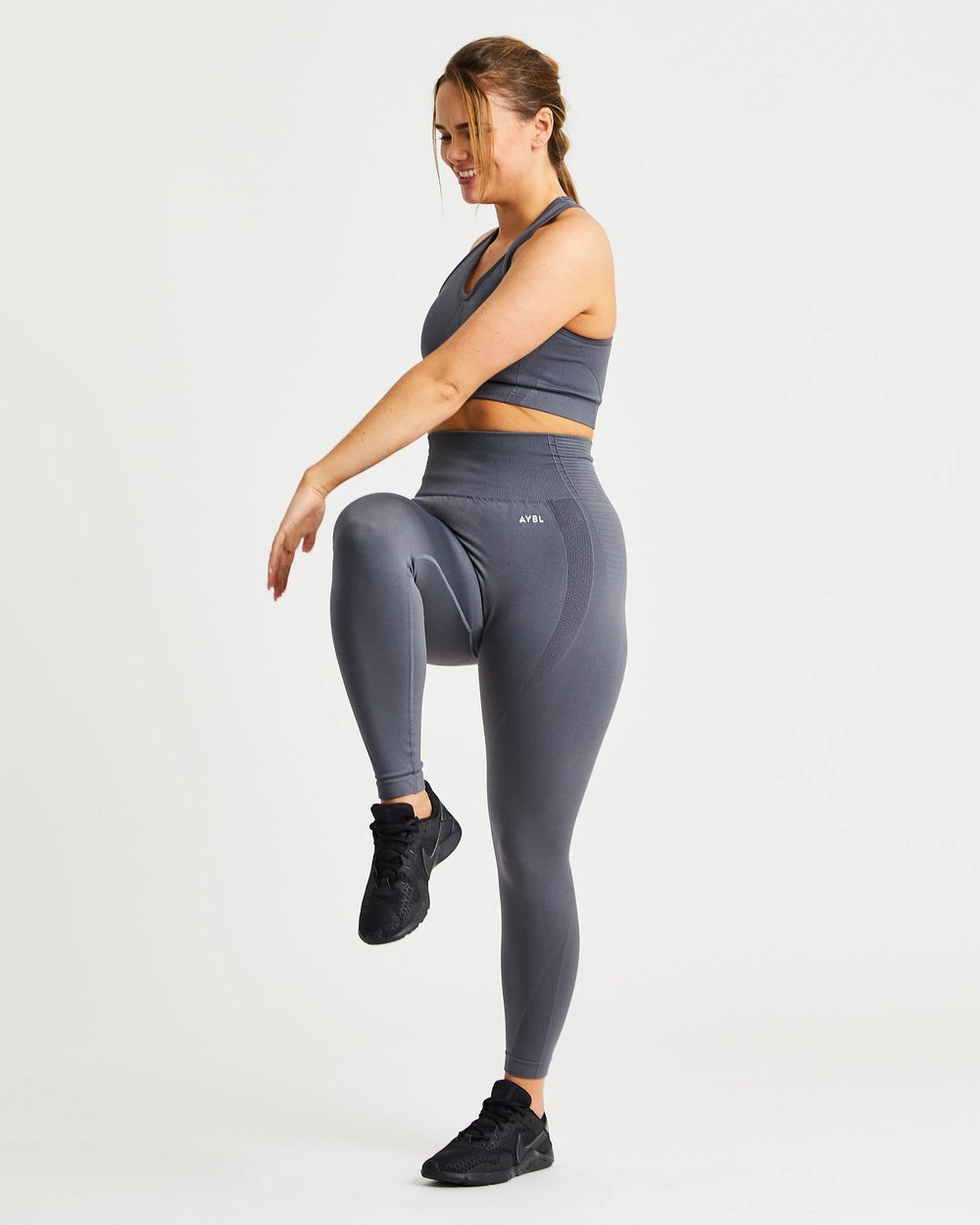 AYBL Balance V2 Seamless Leggings Siva | 95NOWDPAE