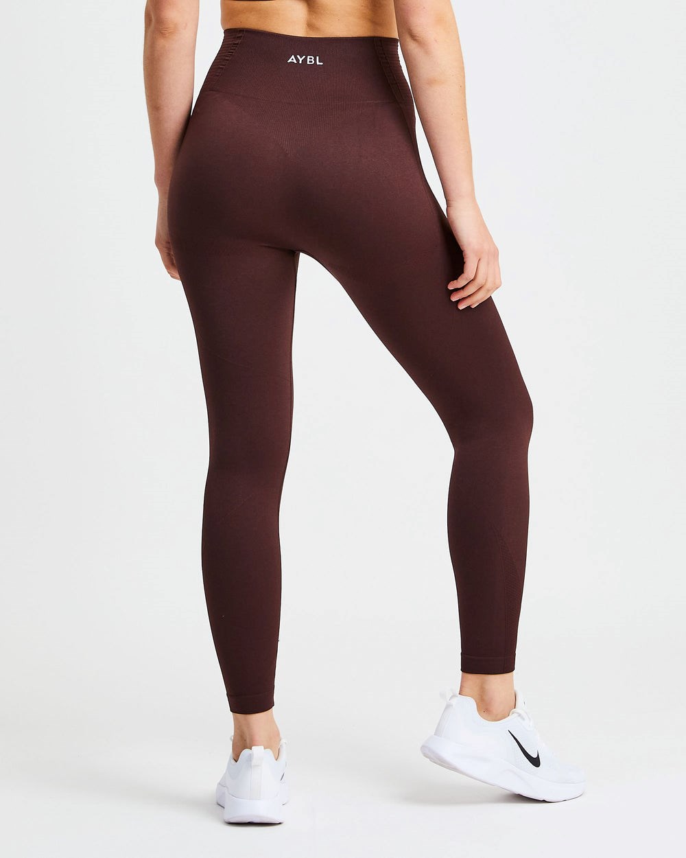 AYBL Balance V2 Seamless Leggings Čokoláda Hnede | 71JGTQDSU