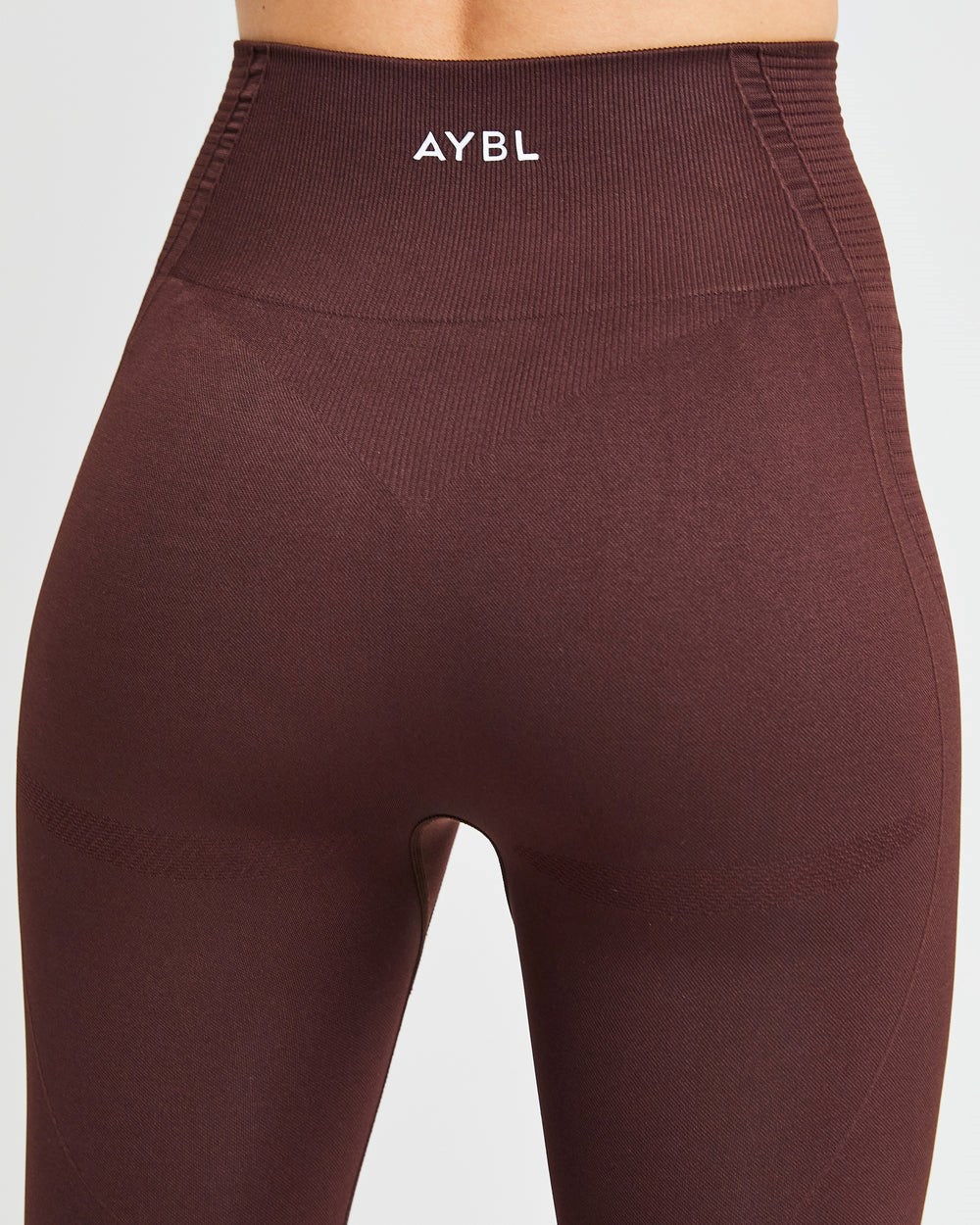 AYBL Balance V2 Seamless Leggings Čokoláda Hnede | 71JGTQDSU