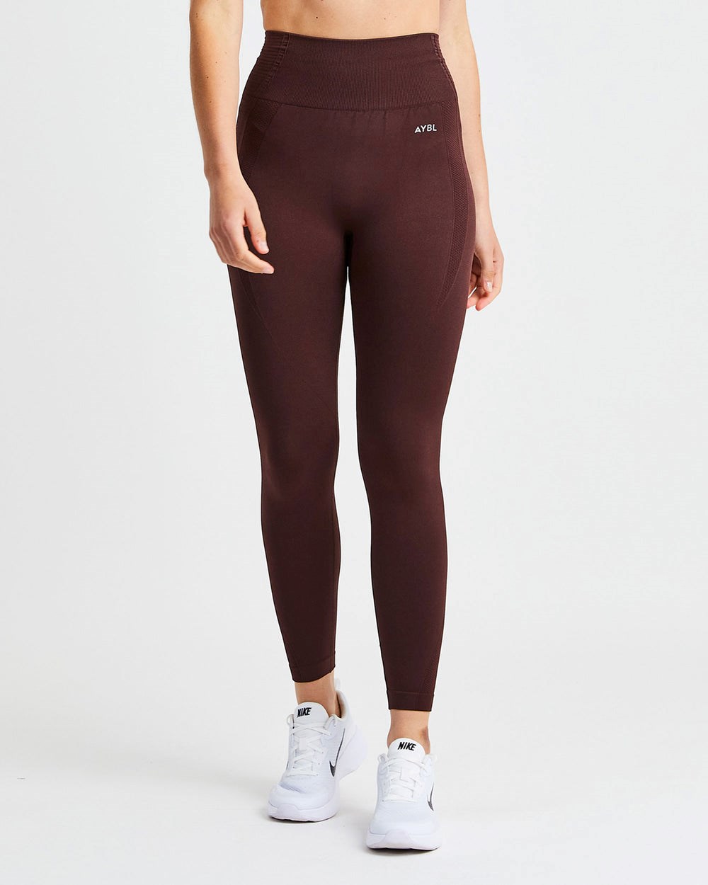 AYBL Balance V2 Seamless Leggings Čokoláda Hnede | 71JGTQDSU