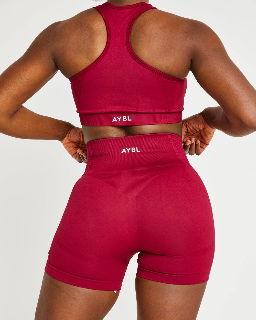 AYBL Balance V2 Seamless Shorts Červené | 19ARHJCGQ