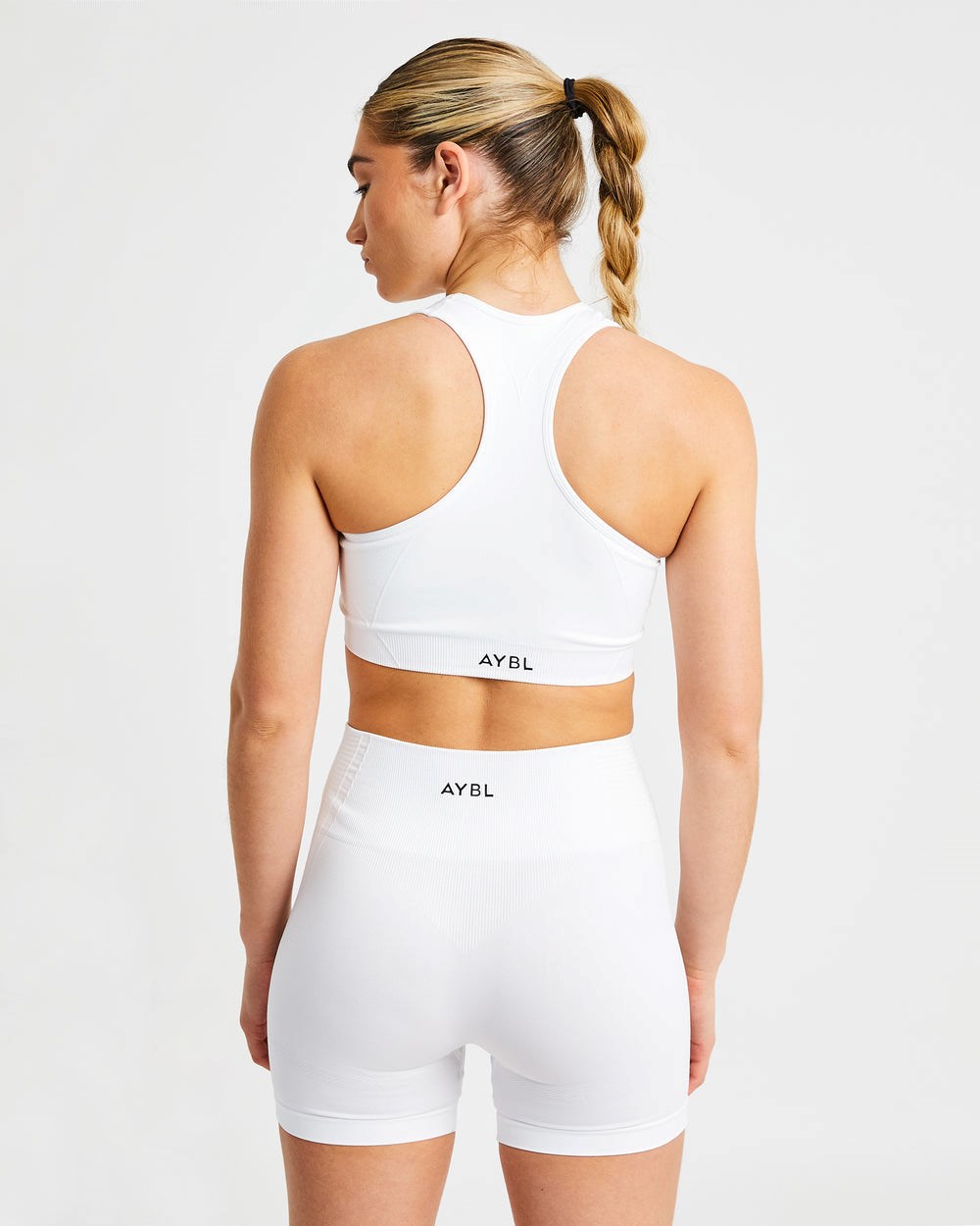 AYBL Balance V2 Seamless Sports Bra Biele | 85OCLHJTD