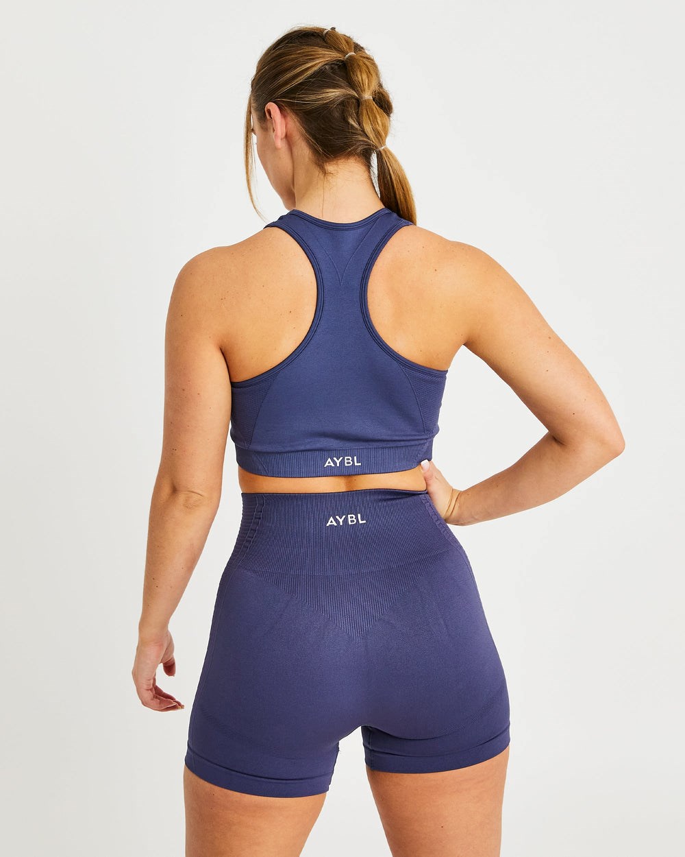 AYBL Balance V2 Seamless Sports Bra Námornícka Modrá Modre | 89XKRDUEQ