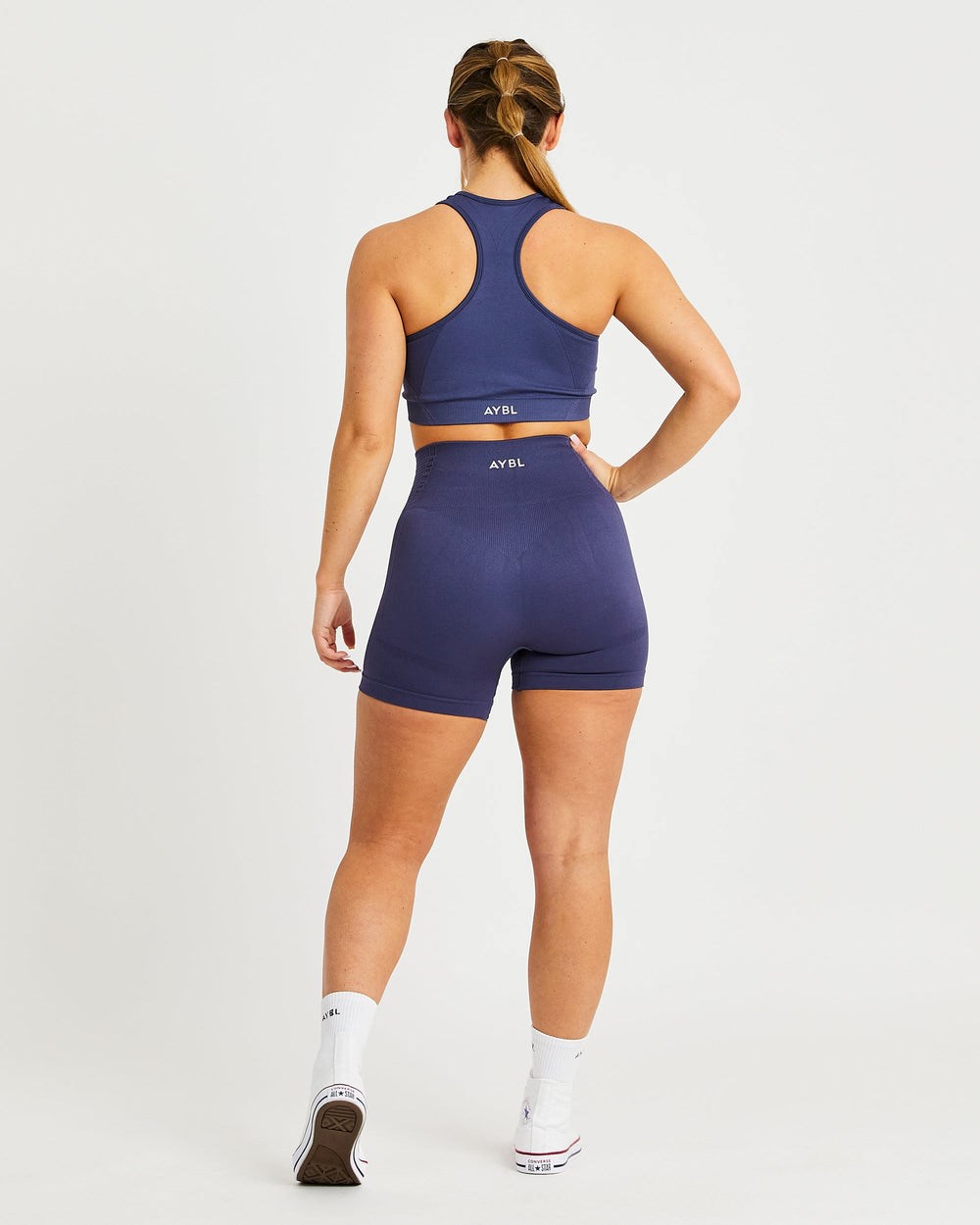 AYBL Balance V2 Seamless Sports Bra Námornícka Modrá Modre | 89XKRDUEQ