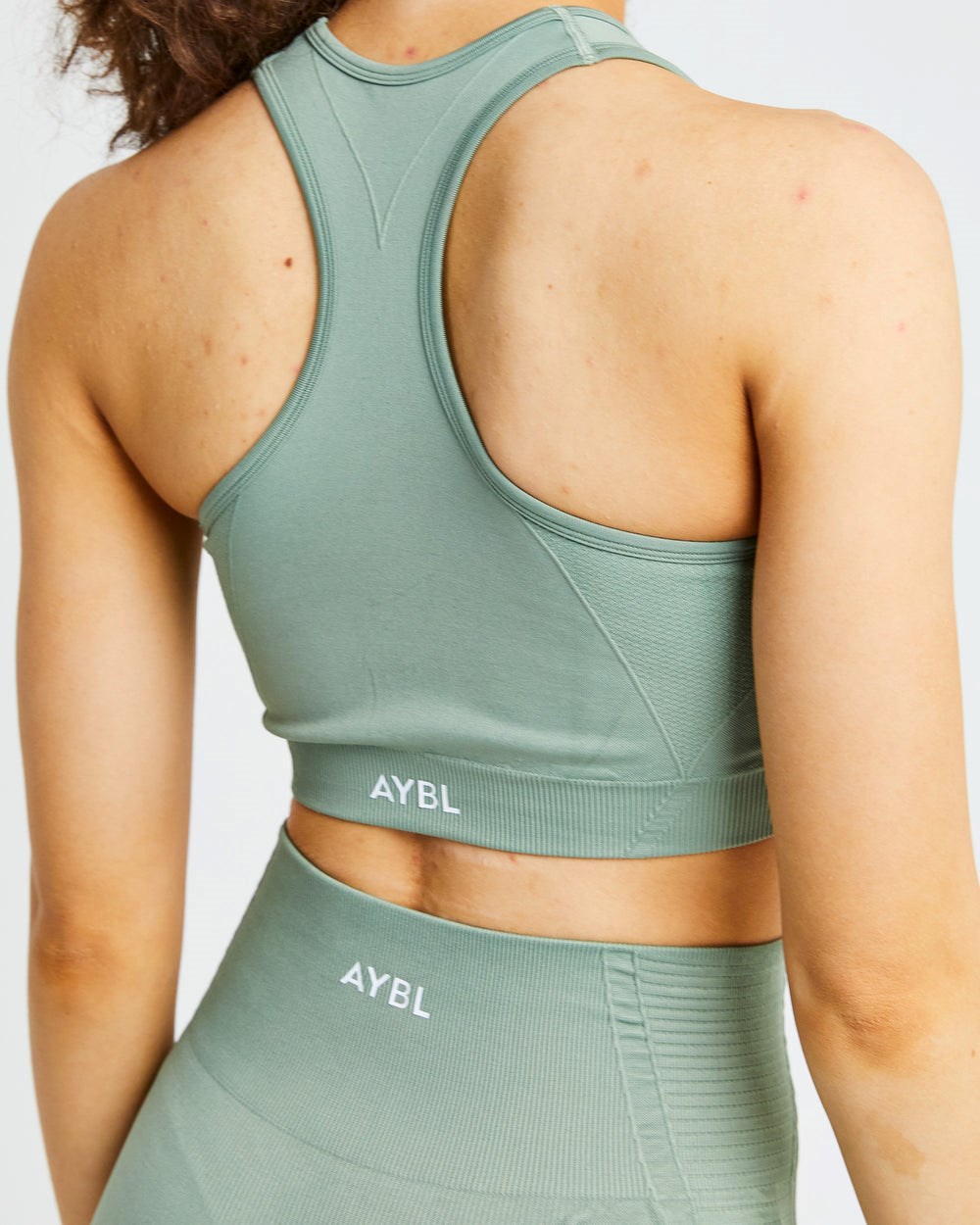 AYBL Balance V2 Seamless Sports Bra Olivovo Zelená Zelene | 68WOEZNHU