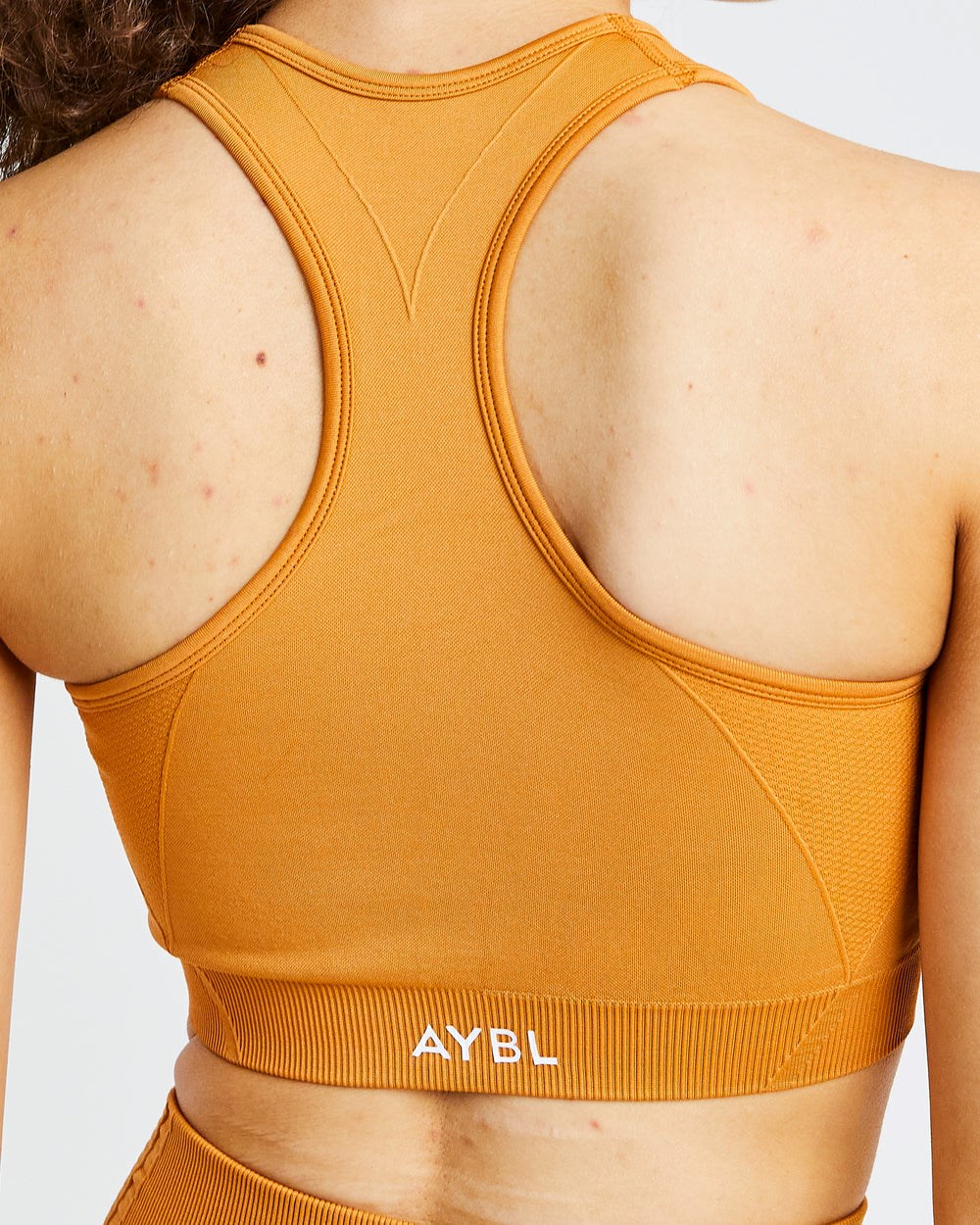 AYBL Balance V2 Seamless Sports Bra Oranžové | 14MAKTVDU