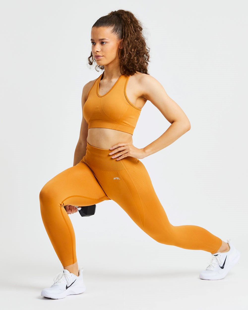 AYBL Balance V2 Seamless Sports Bra Oranžové | 14MAKTVDU