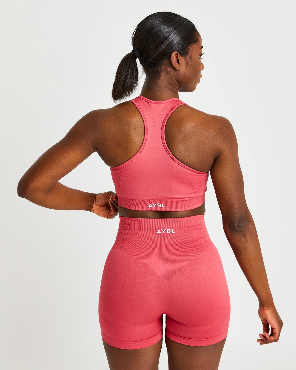 AYBL Balance V2 Seamless Sports Bra Ruzove | 84KZNHTCX