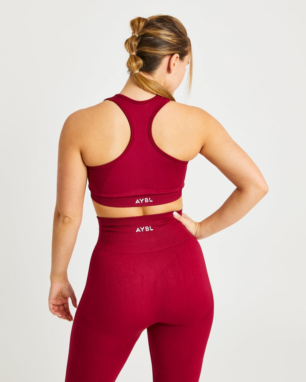 AYBL Balance V2 Seamless Sports Bra Červené | 93QNWATIX