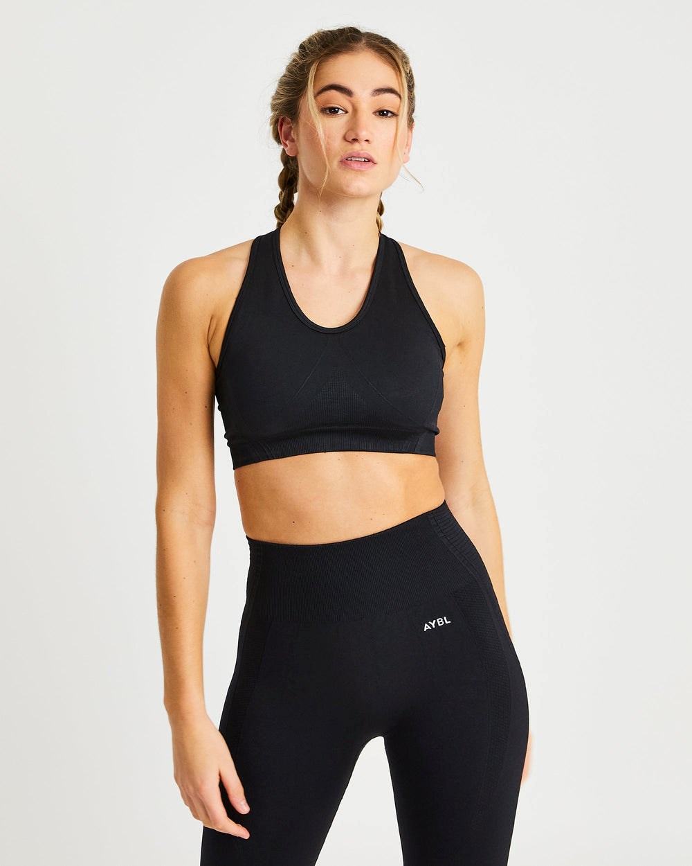 AYBL Balance V2 Seamless Sports Bra Čierne | 54JTPEAKC