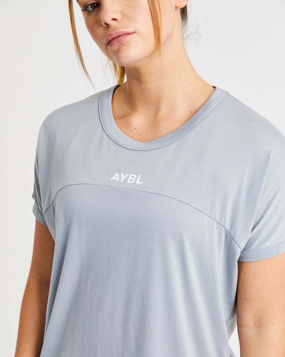 AYBL Boxy T Shirt Siva | 71EIKGJRW