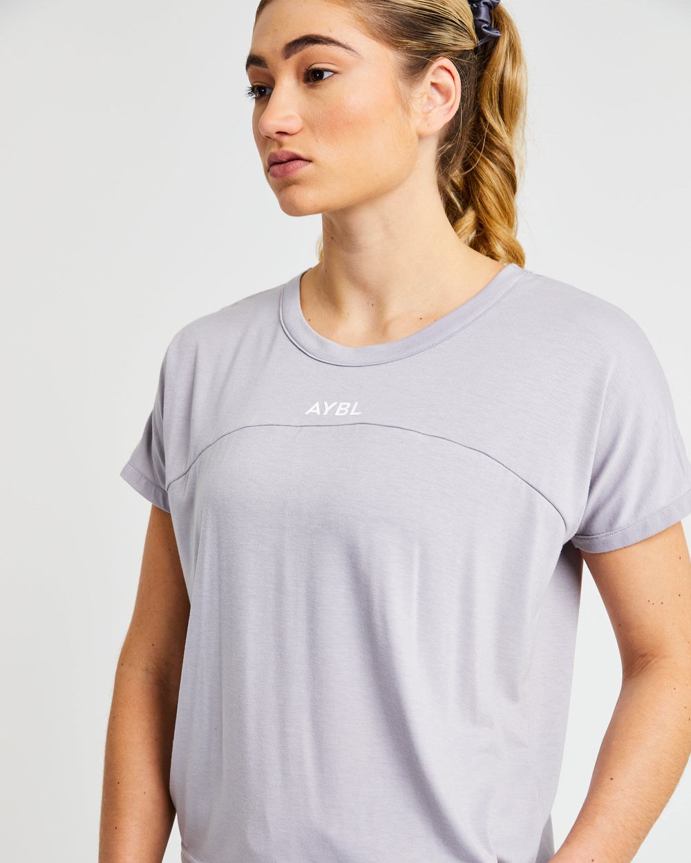 AYBL Boxy T Shirt Soft Lilac | 43MIJTRNF