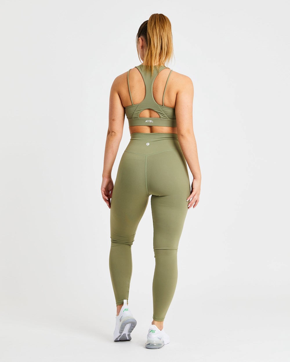 AYBL Core Leggings Olivovo Zelená | 69MDUICEF