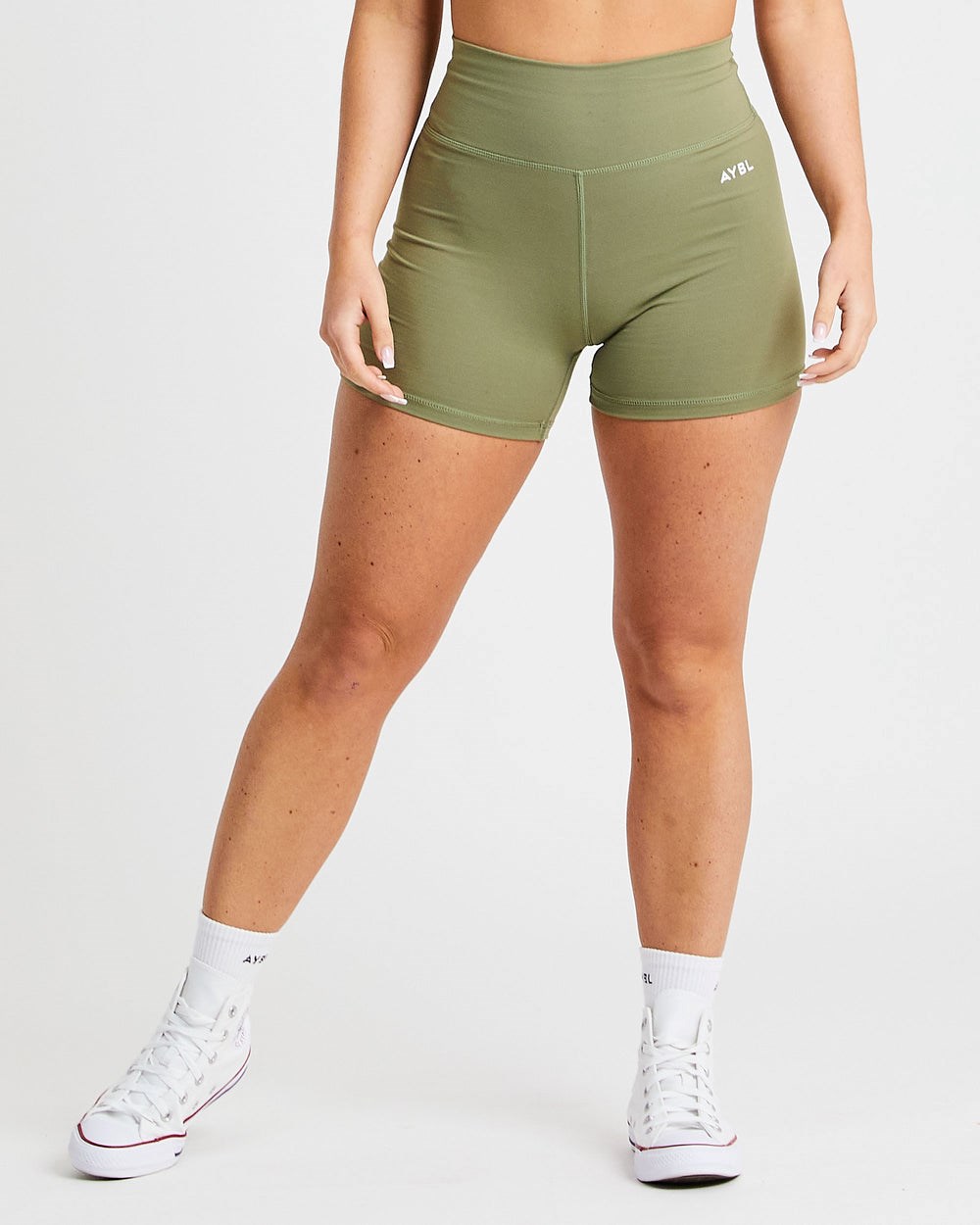 AYBL Core Shorts Olivovo Zelená | 01FLJIENZ