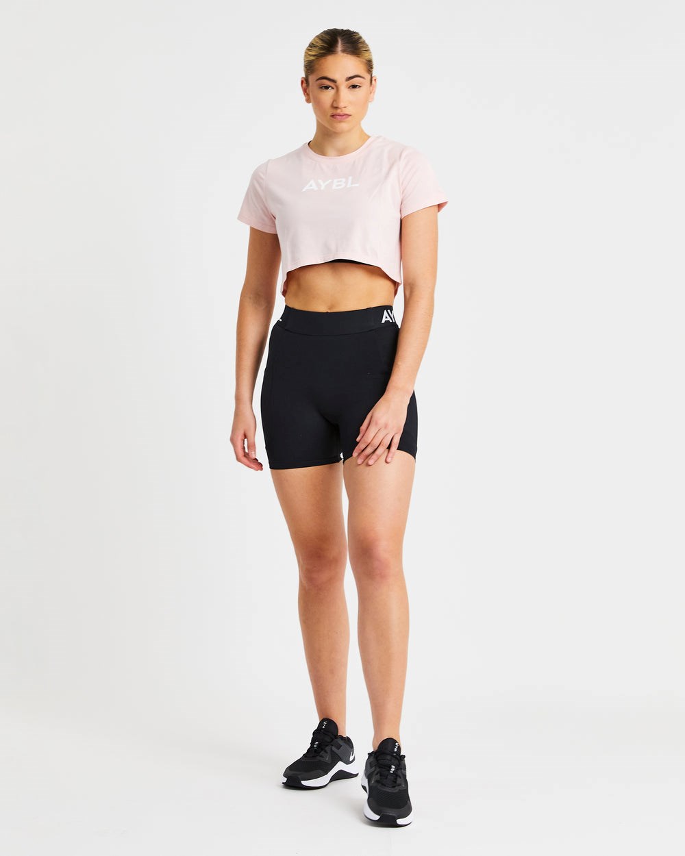 AYBL Crop T Shirt Ruzove | 16RGYOSVP