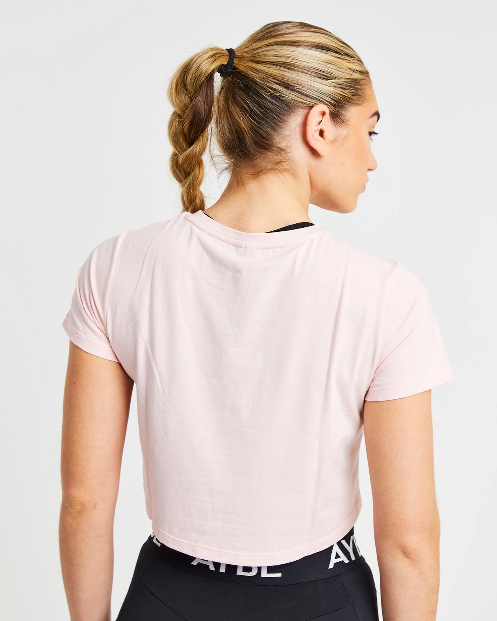 AYBL Crop T Shirt Ruzove | 16RGYOSVP