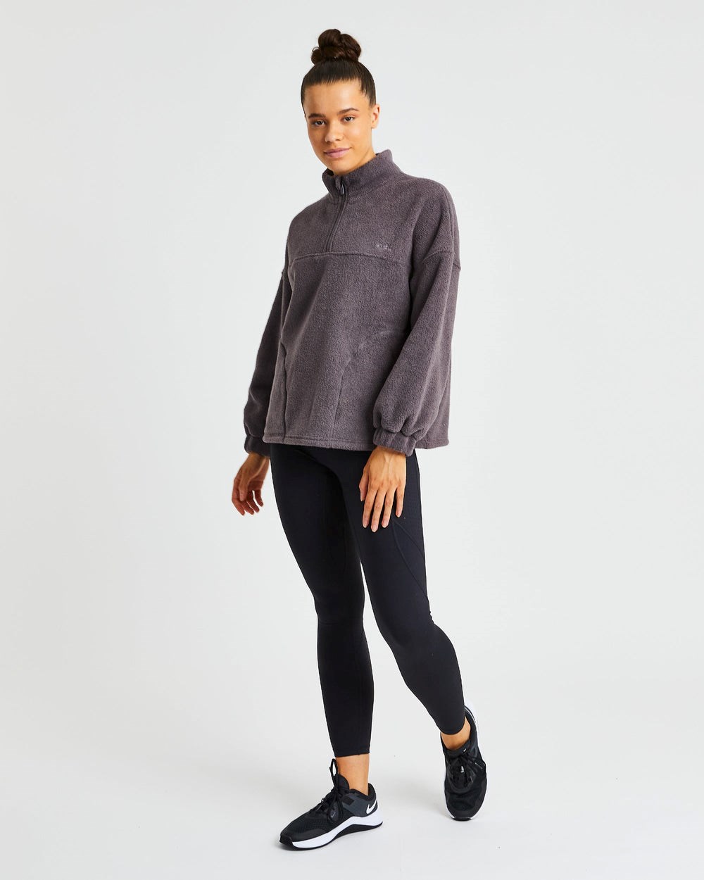 AYBL Effortless Oversized Fleece Charcoal | 16LAEBJTW