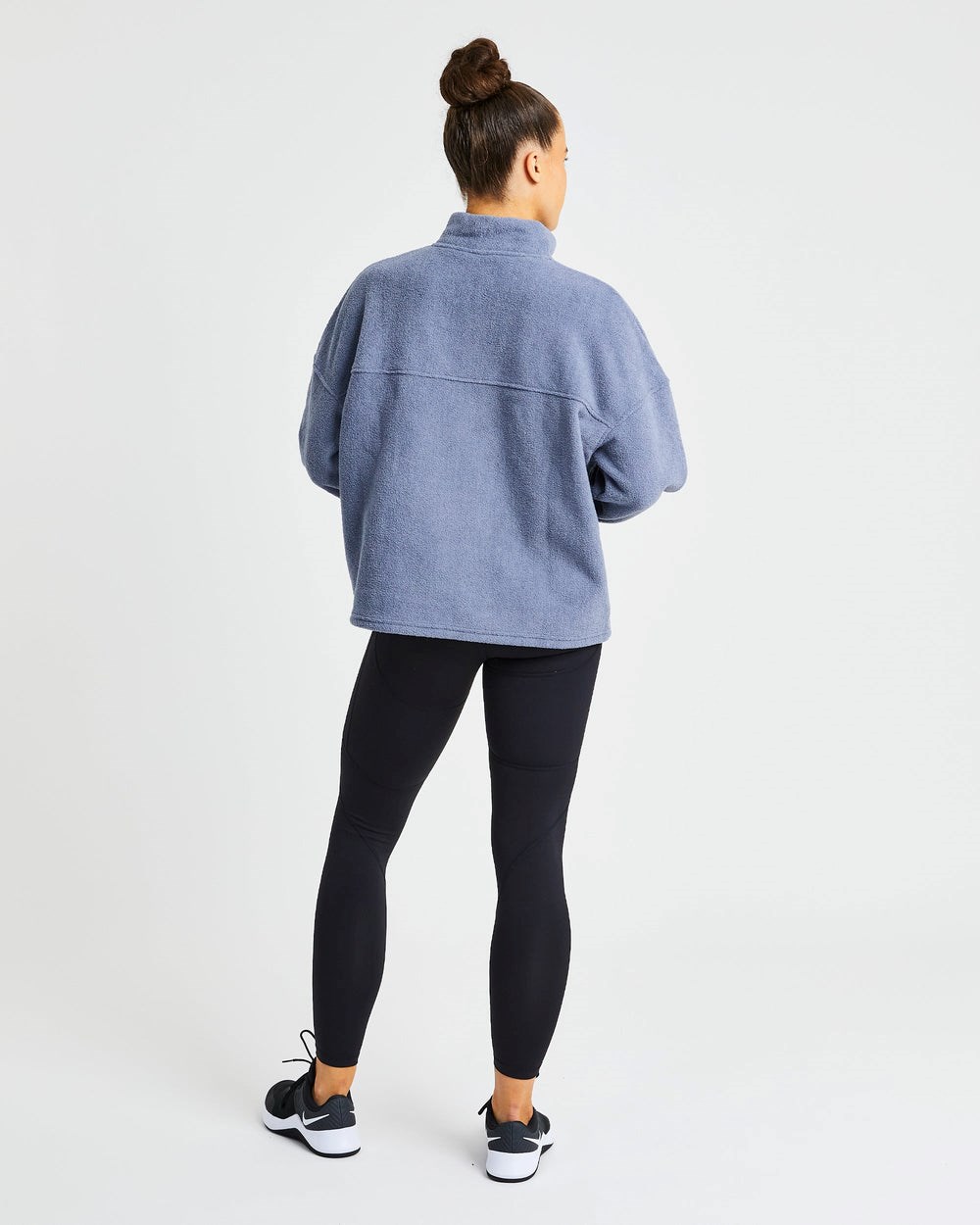 AYBL Effortless Oversized Fleece Modre | 39TQFELWS