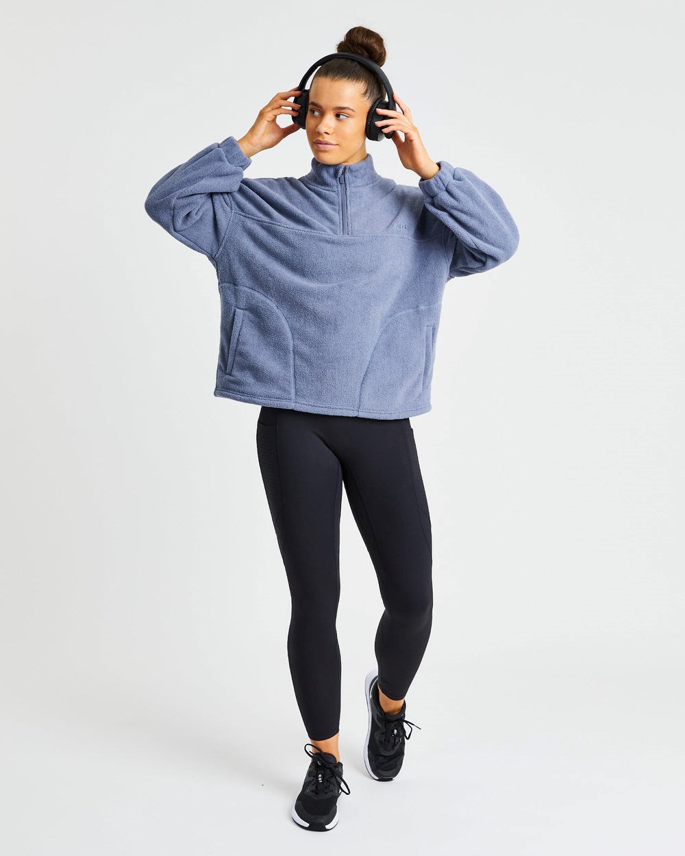 AYBL Effortless Oversized Fleece Modre | 39TQFELWS